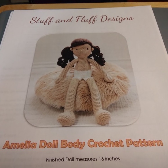 Crochet stuffed animals and dolls, muslin dolls with customizable cloths. - Picture 5 of 6
